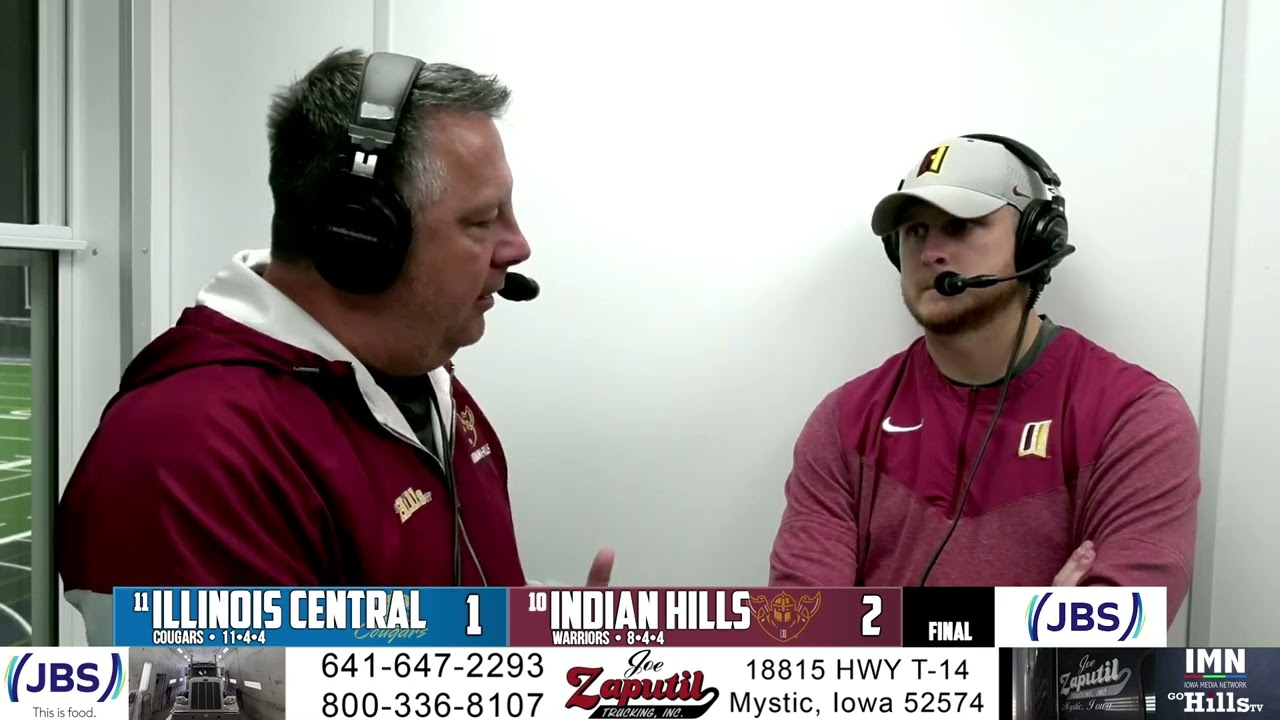 Indian Hills Men's Soccer vs. Illinois Central - Postmatch (11/6)