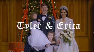 Hallmark Christmas Wedding | Tyler + Erica | Scottish Rite Cathedral in Downtown Indianapolis