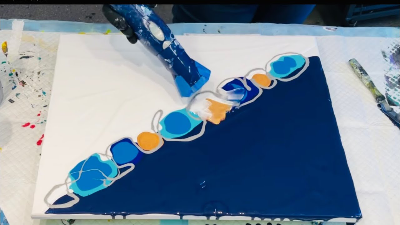 WOW Beautiful movement in my Gorgeous Dutch pour with a twist~acrylic ...