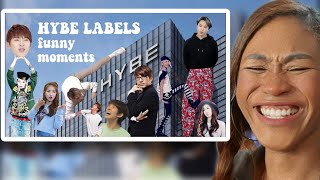 HYBE Labels funny moments (lee hyun, zico, nuest, bts, svt, gfriend, txt, enhypen) | Reaction