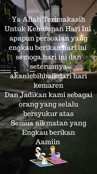 Alhamdulillah wasyukurillah