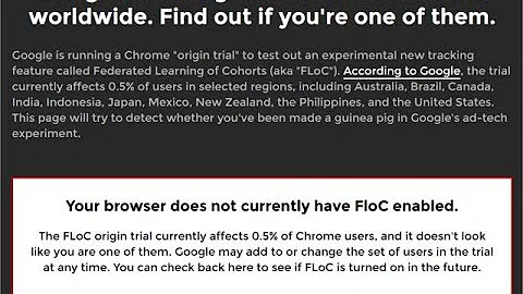 Is FloC enabled and How to Opt Out in Google Chrome