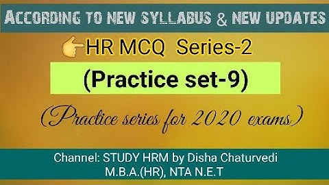 Net 2020 hr expected mcq | UPRVUNL Aro practice MCQ | human resource code 55|HR previous year paper
