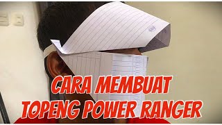 Cara Membuat Topeng Power Ranger Kertas | MUDAH SEKALI!!!