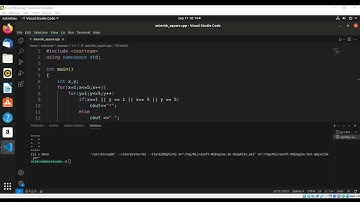 C++ program to display Squares of asterisks