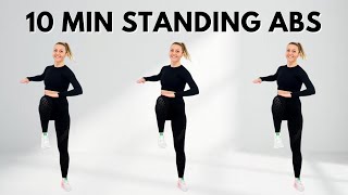 10 Min Standing Abs Workoutno Equipmentno Jumping Exercise Routine To Lose Belly Fat