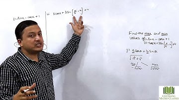 Class 11-RD SHARMA-Chapter 7- Ex7.2 Q 1(iii)&(iv) , Find the minimum and maximun value of trigno eq.