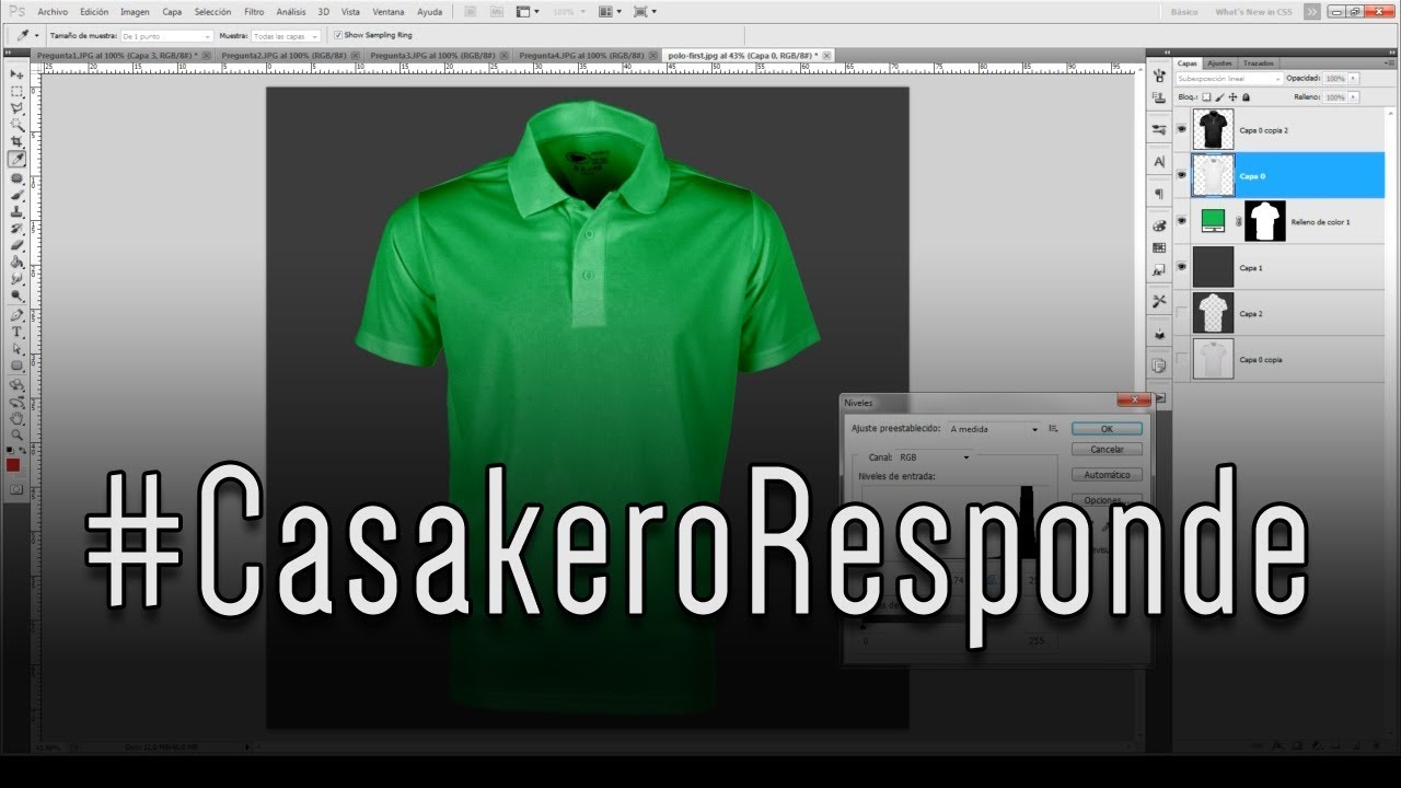 TUTORIAL - Casakero Responde Nº1 - Diseño de camisetas de fútbol - YouTube