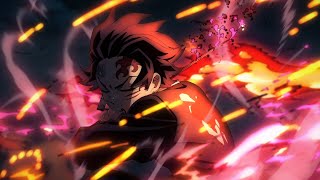 Tanjiro Bright Red Sword Raw Clips Demon Slayer Season 3 Episode