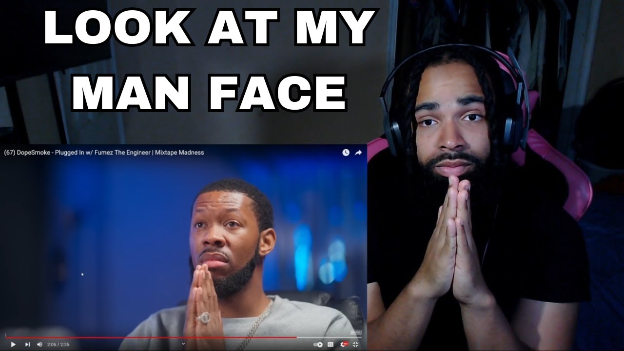 AMERICAN REACTS | (67) DopeSmoke - Plugged In w/ Fumez The Engineer | Mixtape Madness