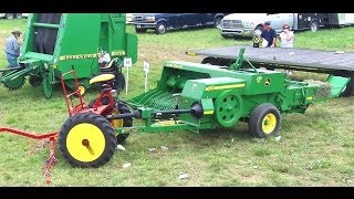 Amish Baling Hay Without Engine Power