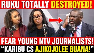 'HE THOUGHT IT WOULD BE EASY!'🤣😆 Watch CS Ruku Sweat as NTV Gen Z Journalists Grill Him Alive!