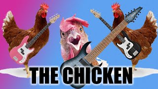 3 Chickens play 'The Chicken'