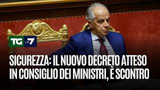 Sicurezza Il Nuovo Decreto Atteso In Consiglio Dei Ministri, È Scontro