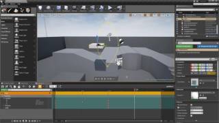 UE4 (4.13) Moving Platforms using Sequencer pt1.