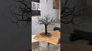 My wire tree #savetree #tree #wire #creative My wire tree #savetree #tree #wire #creative