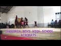 CHOGORIA  BOYS  HIGH  SCHOOL  ACROBATS.