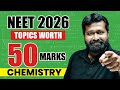 Topics Worth 50 Marks From NEET 2026 Chemistry