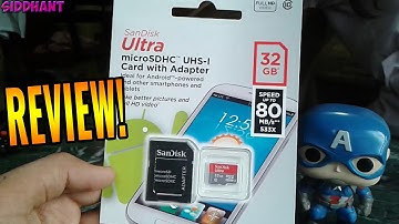 Sandisk 32GB Ultra Micro SDHC - UHS Class 10 Card With Adapter-The Best Micro Sd Card Money Can Buy!