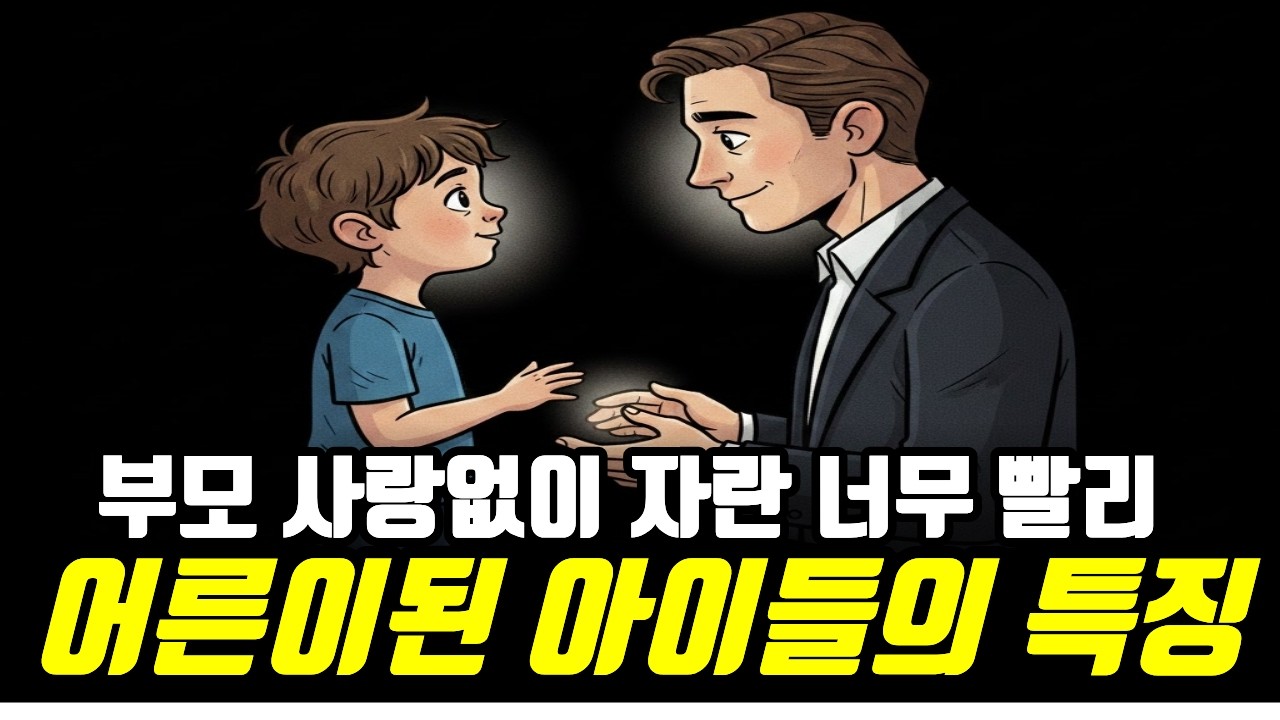 너무 빨리 어른이 된 아이들의 속마음
