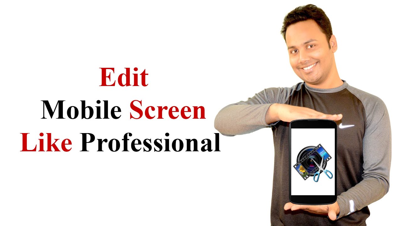 How To Record And Edit Mobile Screen Like Professional - Hindi / Urdu [Billi4You]