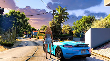 GTA V : Insane Realistic Photorealism Enhancement - Ray Tracing Gameplay!