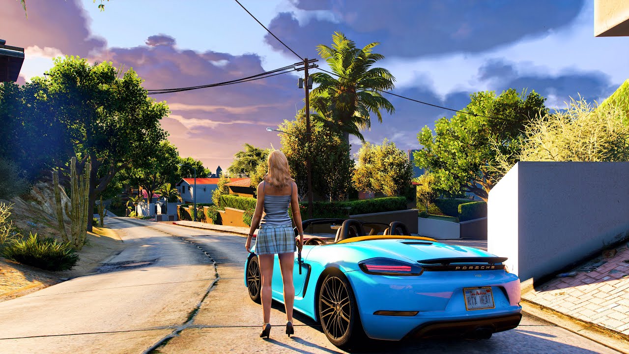 GTA V : Insane Realistic Photorealism Enhancement - Ray Tracing Gameplay!