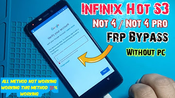 Infinix Hot S3 X573 frp bypass | Infinix Hot S3 frp unlock you tube update |Infinix Not 4 frp bypass