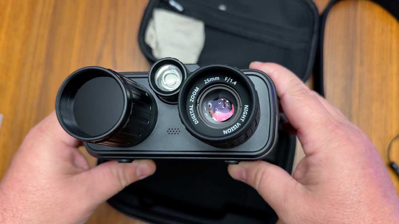 Binocolo Visione Notturna 4K, Zoom 8x, Infrarossi 7 Livelli, Schermo 2.4", Batteria 2500mAh, Scheda 32GB - Per Caccia, Osservazione, Esplorazione