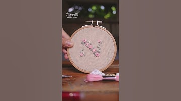 Thêu chữ N - Học thêu cùng Tiệm Tạp Hóa Nhà May