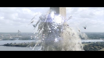 Pixels Washington, D.C. VFX Video Shot Build