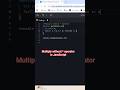 Multiply without * Operator in JavaScript #coding #programming #javascript