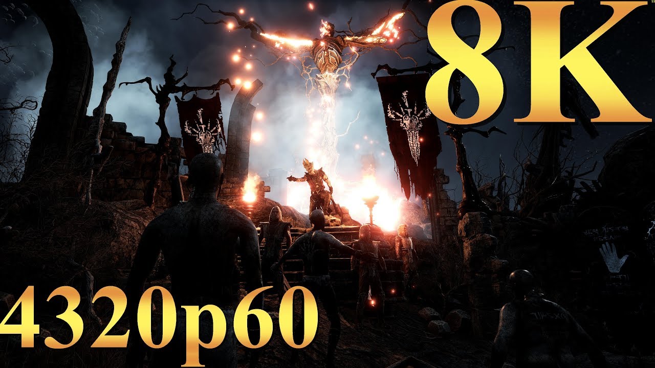 Inner Chains 8K 4320p60 Gameplay Titan X Pascal 4 Way SLI PC Gaming 4K | 5K | 8K and Beyond