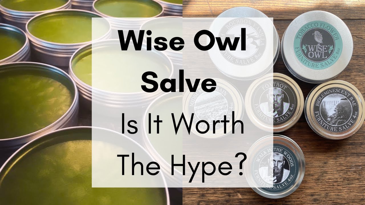 tobacco flower furniture salve By Wise Owl and bags Wise Owl Furniture Salve