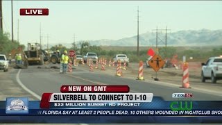 Roadwork connecting Silverbell to I-10 underway