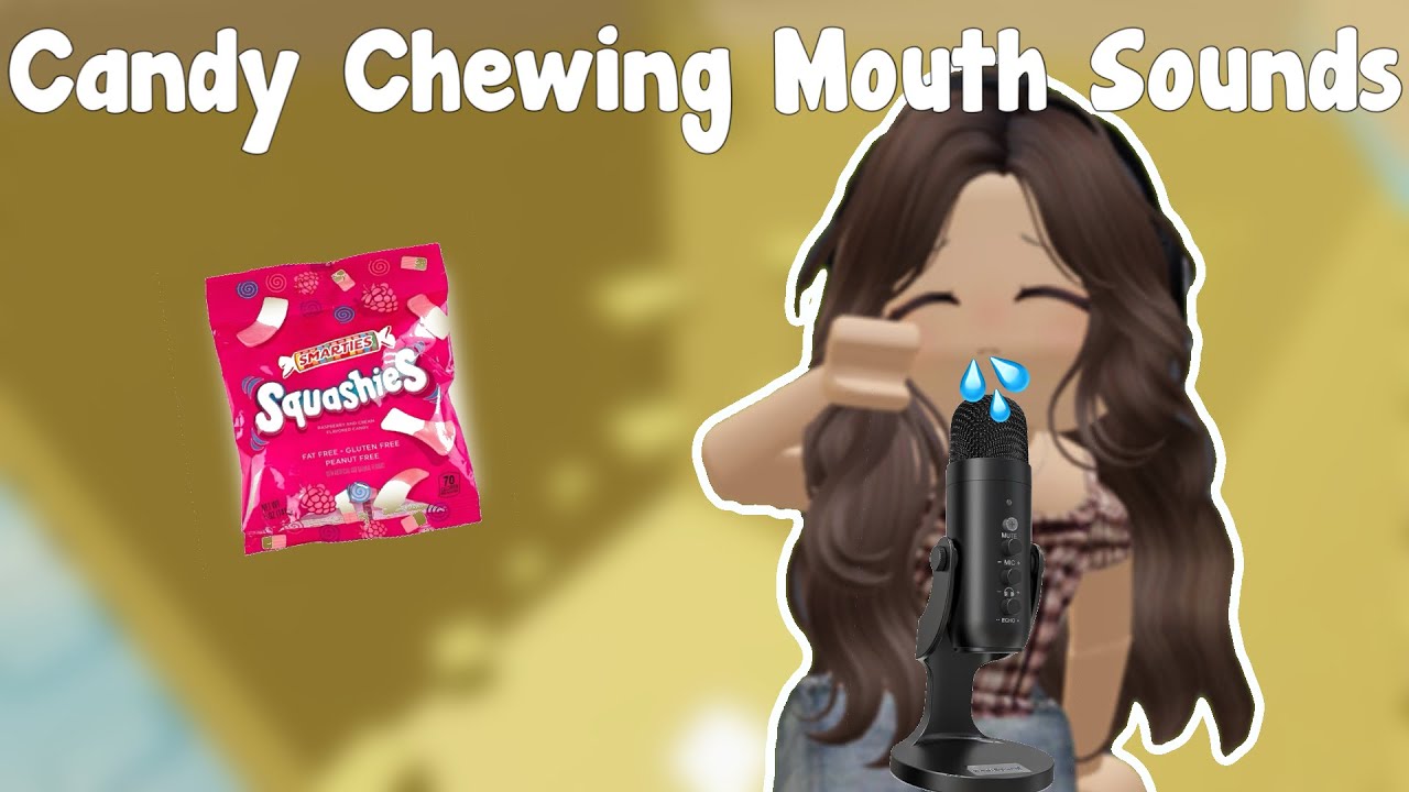 ROBLOX ASMR // candy eating, and mouth sounds! 