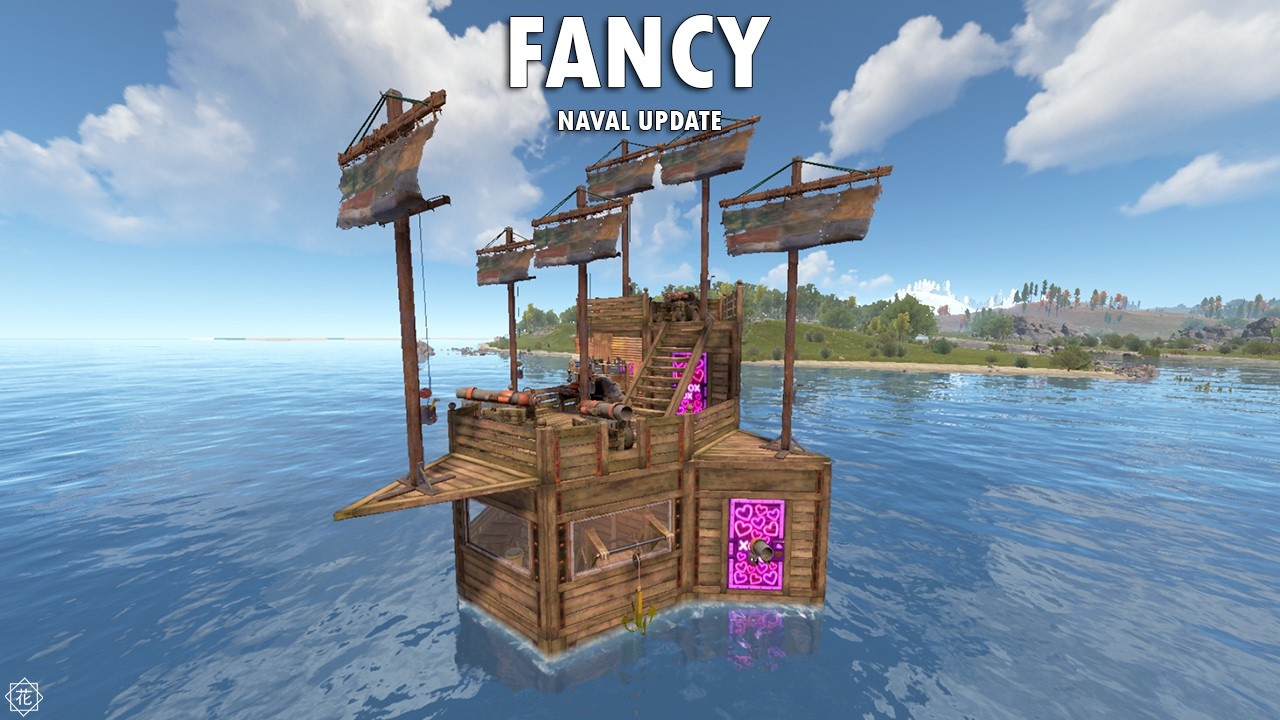 Rust Base Build Naval FANCY | BOAT BASE DESING | NAVAL RUST UPDATE - YouTube