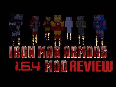 Minecraft: Iron man Armour's (MARK 42, WAR MACHINE and 