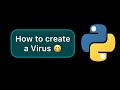 How To Create A Virus In Python Shorts 