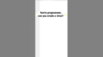 How to create a Virus in Python #Shorts