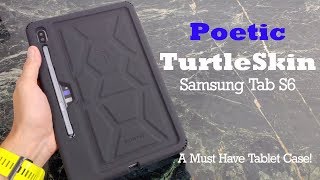 Samsung Tab S6 Poetic Turtle Skin Case Review