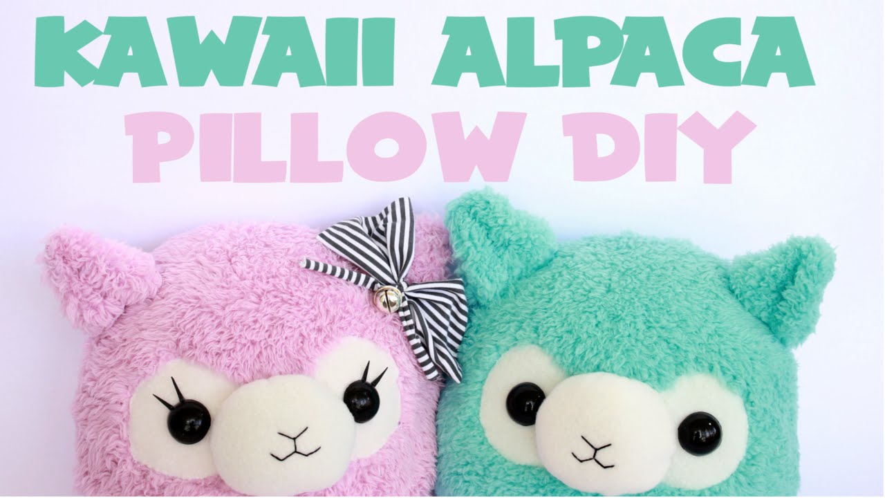 Kawaii Alpaca Pillow Tutorial - YouTube