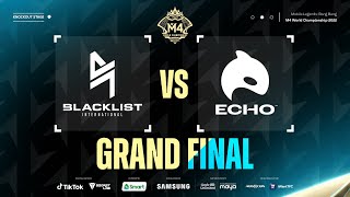 [FIL] M4 Grand Finals - BLCK vs  ECHO Game 2