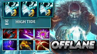 Kunkka Offlane Tidebringer Damage Build