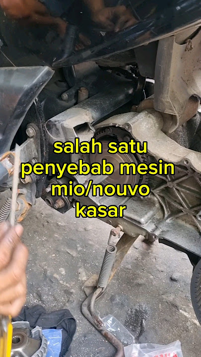 Salah satu penyebab suara mesin mio/nouvo kasar #yamaha #mio #nouvo #nouvosporty #miosporty #nouvoz