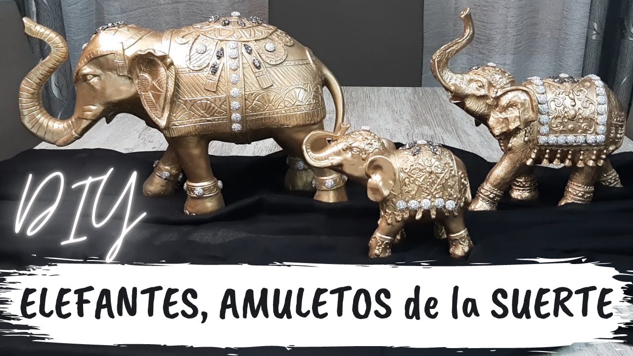 DIY / ELEFANTES, AMULETO DE LA BUENA SUERTE / ORJO'S HOME 