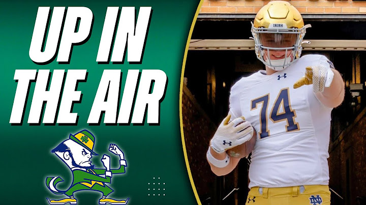 Notre Dame Freshman OT Will Black Could Be On The Field SOONER Than Expected...