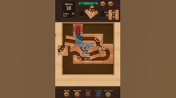 Roll the Ball slide puzzle Rotation D Pack Level 12 Solution