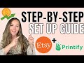 How to open an etsy shop for beginners print on demand  etsy step by step tutorial 