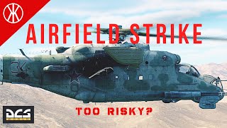 Risky Airfield Strike Gone Bad (?) | DCS WORLD PVP COOP | Tempest blue flash
